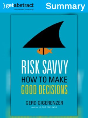 cover image of Risk Savvy (Summary)